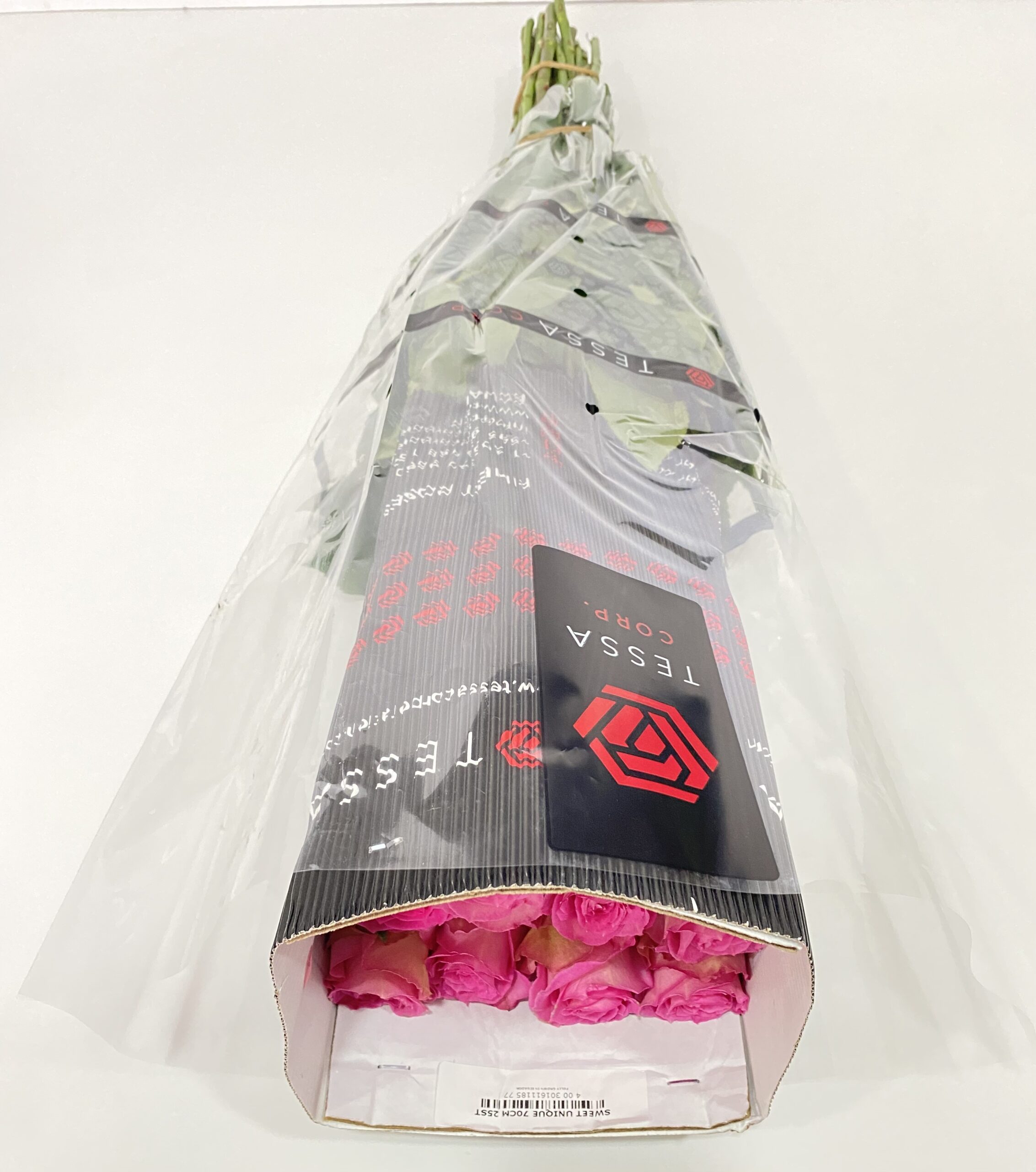 Paquete 25 Varas de rosas rosado fuerte - Imagen 3