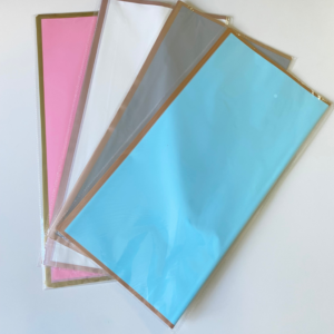 Papel coreano bordes variedad de colores.