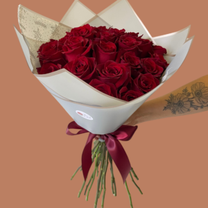 Ramo 25 Rosas Rojas. Ramo Olivia.